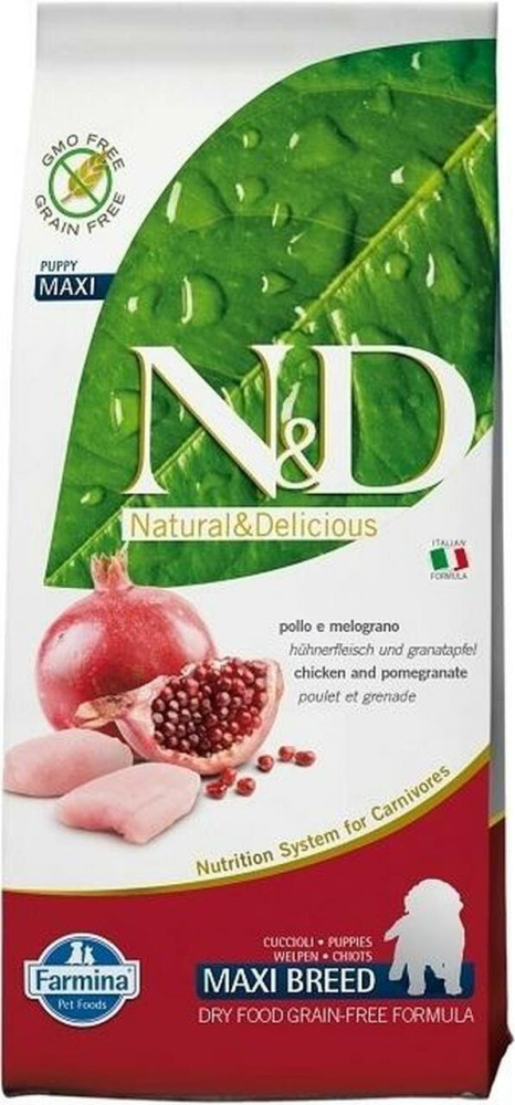 Farmina N&D Prime Puppy Chicken & Pomegranate Medium & Maxi, 2.5кг - фото