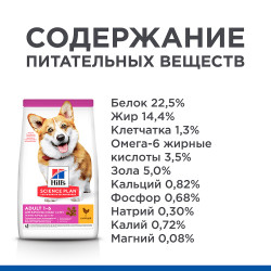 Корм Hill's Science Plan для собак мелких пород для поддержания здоровья кожи и шерсти, 6кг