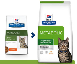 Hill's Prescription Diet Metabolic для кошек, с курицей 3кг