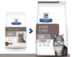 Hill's Prescription Diet l/d Liver Care для кошек (Курица) 1,5кг