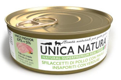 Unica Natura UNICO INDOOR Куриное филе со свининой 70г