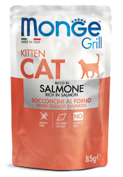 Monge Cat Grill Pouch Kitten Salmon 85г