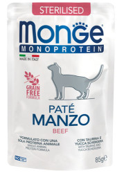 Monge Cat Mono Paté Sterilised (Говядина) 85г