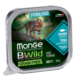 Консервы Monge Cat BWild Sterilised Tuna/Vegetables 100г