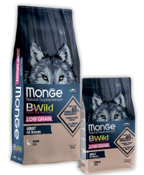 Monge Dog BWild Low Grain Adult All Breeds (Гусь) 2.5кг