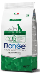 Monge Dog Daily Maxi Adult (Курица, рис) 3кг- фото