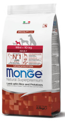Monge Dog Speciality Adult Mini (Ягненок, рис, картофель) 800г