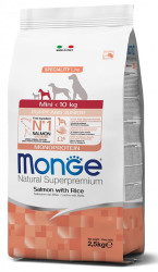 Monge Natural Superpremium Mini Puppy & Junior (Лосось и рис), 7.5кг