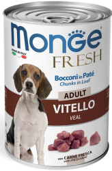 Консервы Monge Fresh Adult Veal, 400г × 12шт