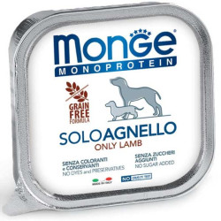 Monge Dog Solo Adult Lamb 400г × 12шт- фото2