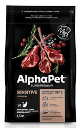AlphaPet Superpremium Cat Sensitive (Ягненок), 3кг