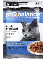 ProBalance Консервированный корм Sterilized Cat, 415г