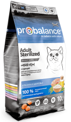 Корм ProBalance Cat Sterilized для кошек 400г