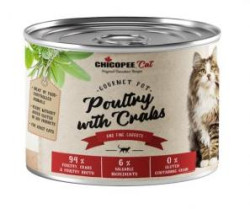 Chicopee Adult Cat (Домашняя птица с крабами) 195г