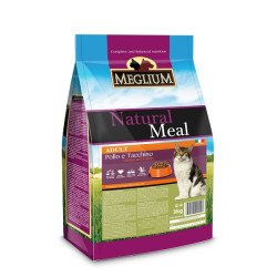 Корм Meglium Cat Adult (Курица и индейка) для кошек 1.5кг