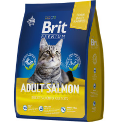 Корм Brit Premium Cat Adult (Лосось) для кошек 400г
