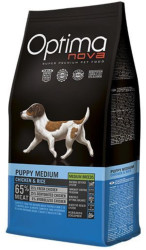 Optima Nova Puppy Medium (Курица и рис), 12кг