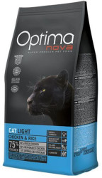 Корм Optima Nova Cat Light (Курица и рис) для кошек 2кг
