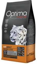 Корм Optima Nova Cat Adult (Лосось и рис) для кошек 2кг
