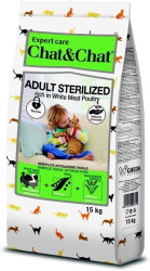 Chat&Chat Expert Adult Sterilized Cat (Птица) 2кг