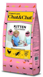 Chat&Chat Expert Kitten (Курица) 2кг