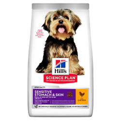 Корм Hill's Science Plan Sensitive Stomach & Skin для собак мелких пород (курица) 3кг