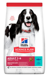 Корм Hill's Science Plan для собак средних пород для поддержания иммунитета (тунец,рис) 12кг