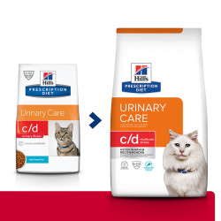 Hill's Prescription Diet c/d Multicare Urinary Stress для кошек, с рыбой 1.5кг