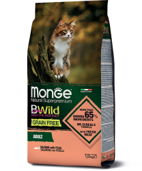 Корм Monge Cat Bwild Grain Free Adult (Лосось) для кошек 1.5кг