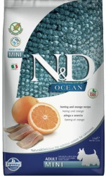 Farmina N&D Ocean Dog Herring And Orange Adult Mini, 7кг
