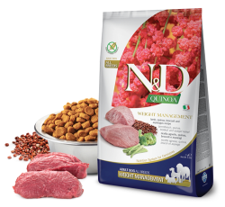 FARMINA N&D Quinoa Weight Management ягненок с брокколи, 0.8кг