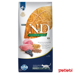 Корм для кошек низкозерновой N&D Low Grain Cat Lamb & Blueberry Adult, 10кг